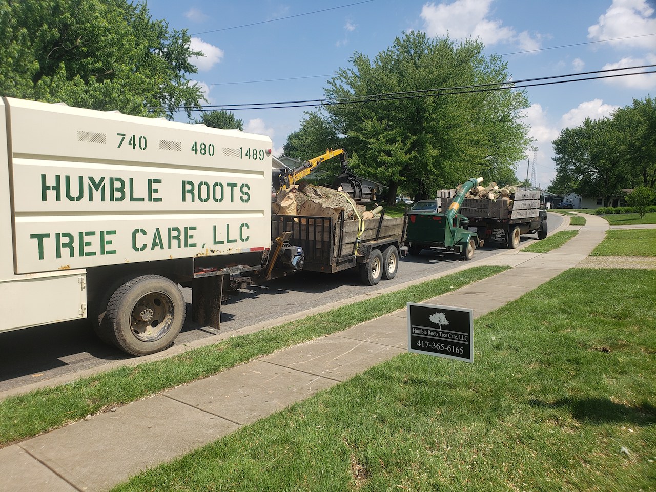 Humble Roots Tree Care arrives